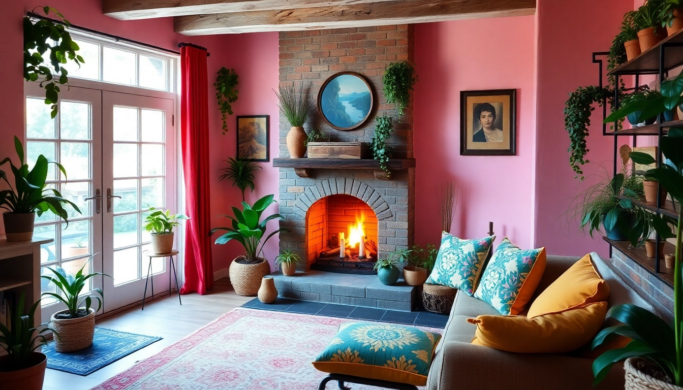 Cozy living space in lubie dom with vibrant decor and inviting atmosphere.