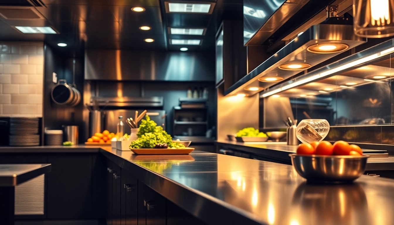 Efficient chef base repair service provided in a well-equipped commercial kitchen setting.