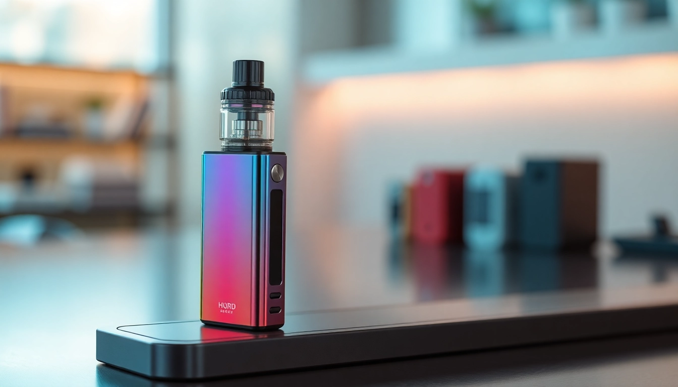 Purchase HQD Surv kaufen - stylish vape device showcasing its vibrant colors and sleek design.