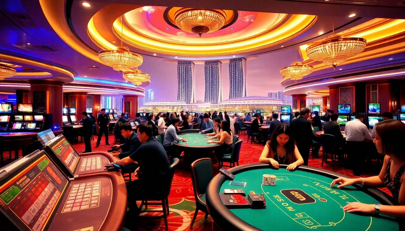 Experience the excitement of live casino Singapore with engaging dealers and luxurious gaming environments.