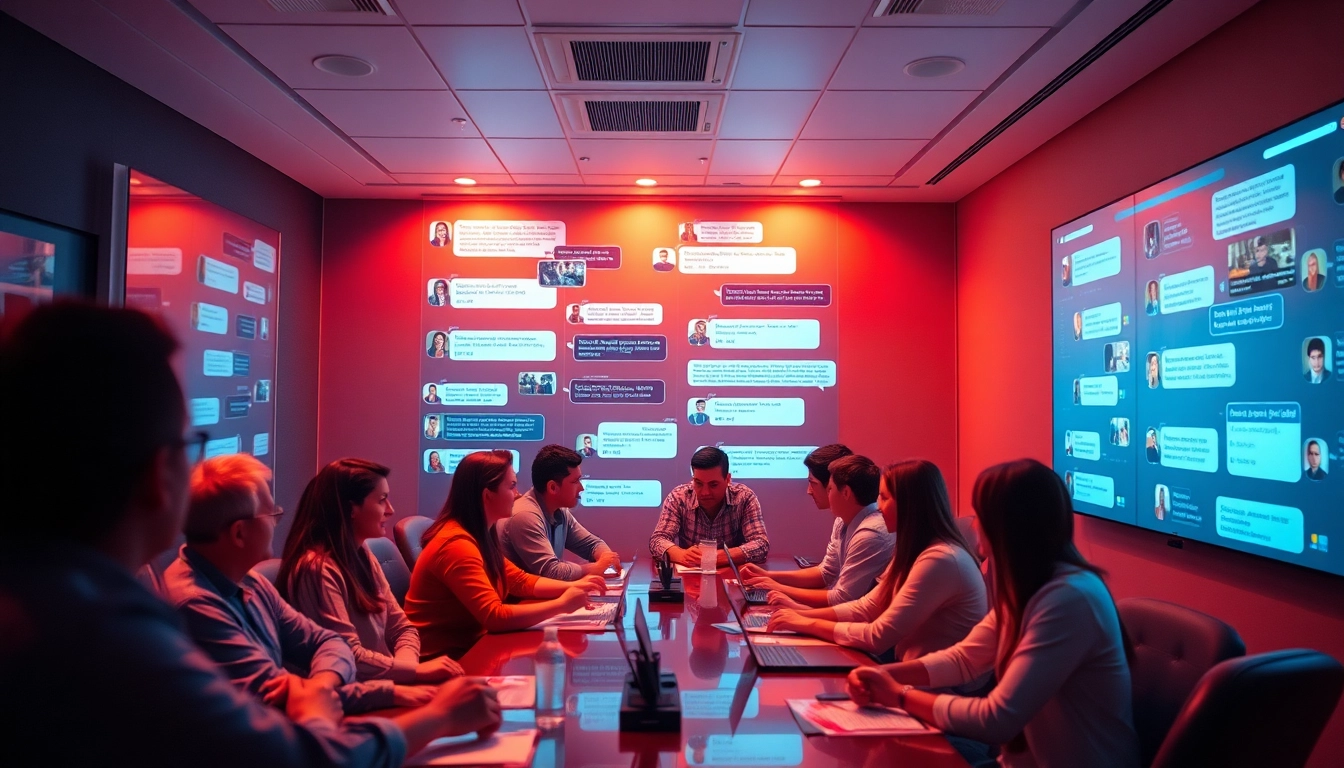 Engaging chat scene showcasing شات عمان users in dynamic conversations with a modern interface.