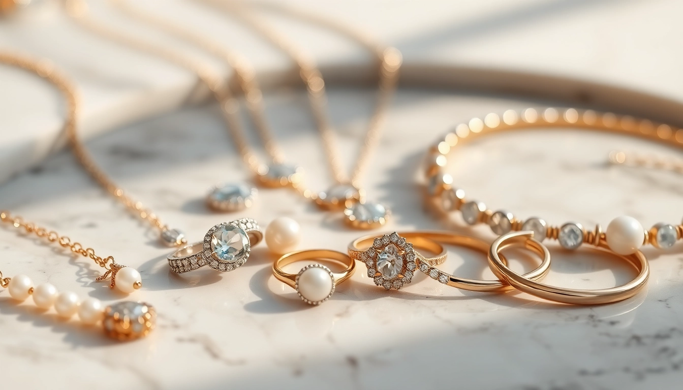 Showcasing exquisite women jewelry with elegant designs and sparkling gemstones.