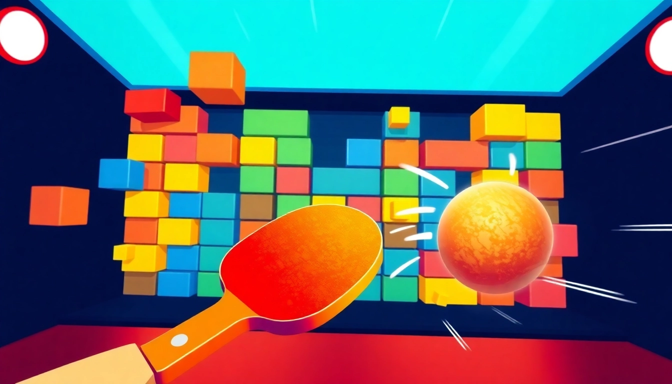 Engage with block breaker de google as colorful blocks explode from an energetic paddle action.