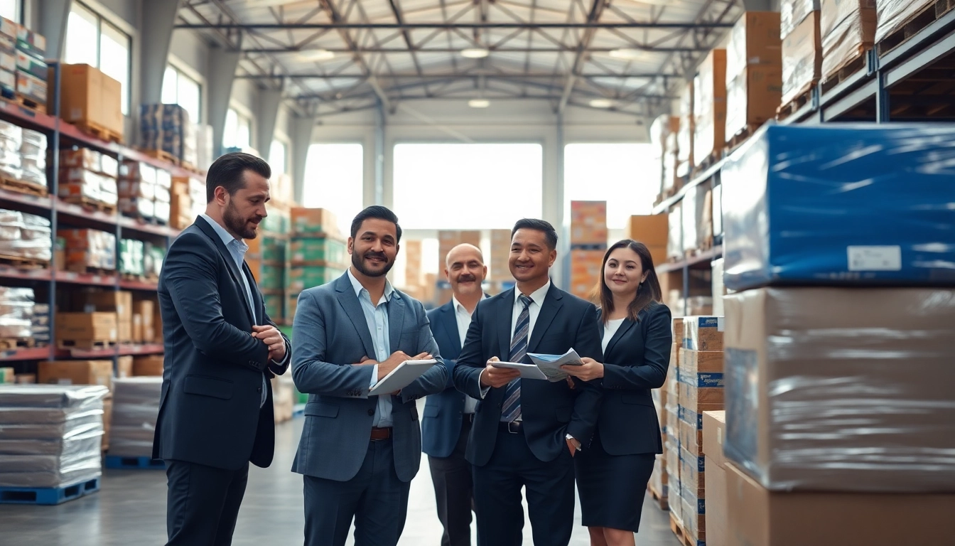 Optimize your Amazon business wholesale operations in a well-organized warehouse environment.