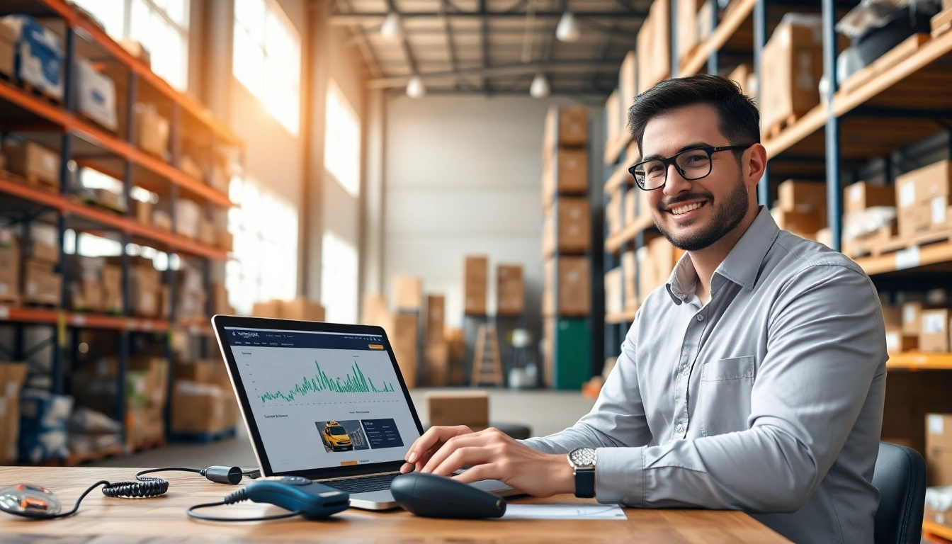 Optimize your amazon fba wholesale strategy in a well-organized warehouse setting.