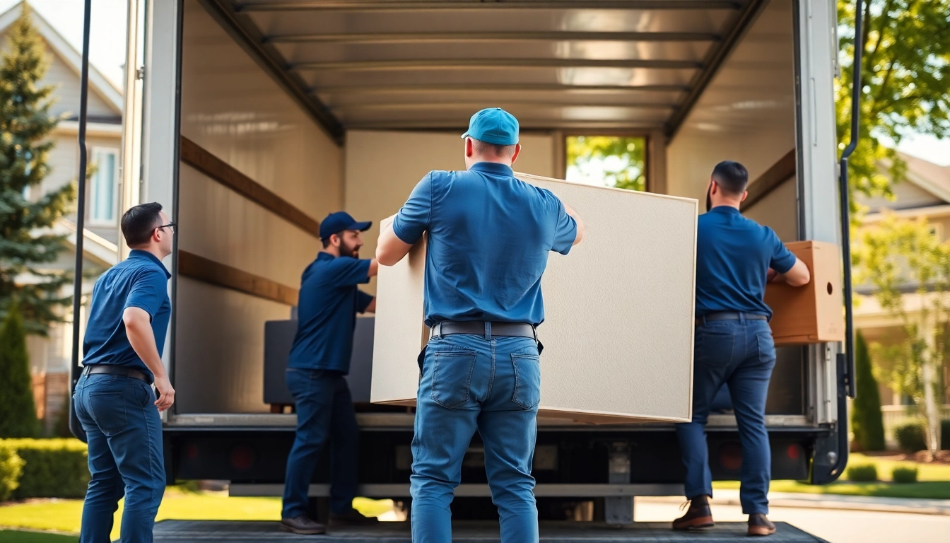 Movers Calgary team efficiently managing a residential move with care and professionalism.